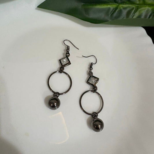 Modern Geometric Drop Earrings