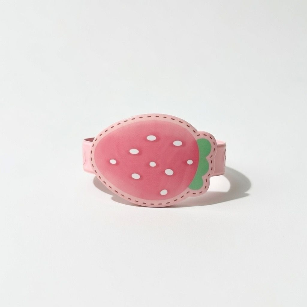 4-Piece Kids' Kawaii Adjustable Ring Set - Cartoon Theme