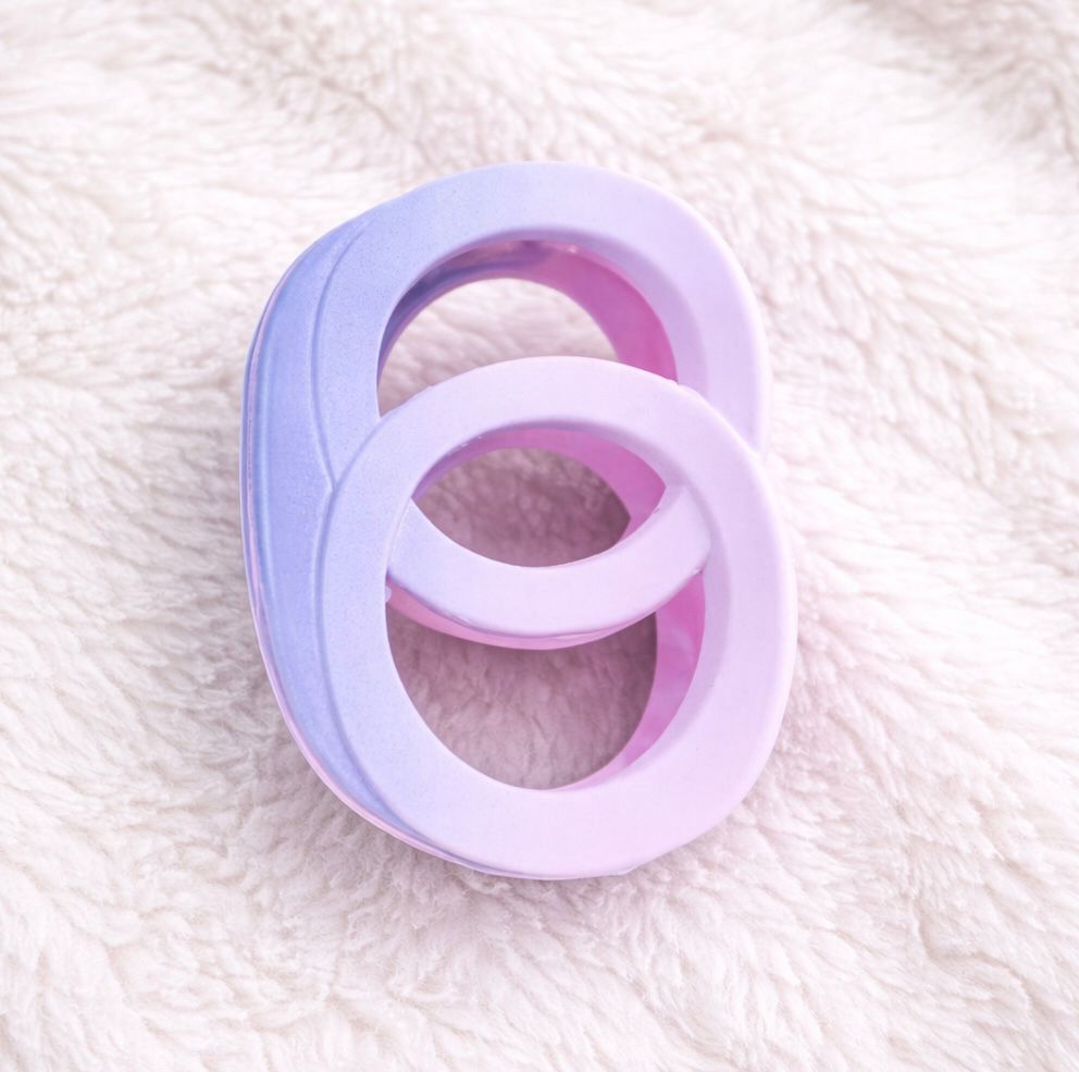 Matte Finish Claw Clip - Modern Round Design